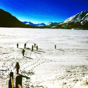 carcross, Bennett, lake, winter