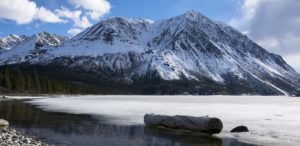 kathleen lake, winter, kluane, haines junction