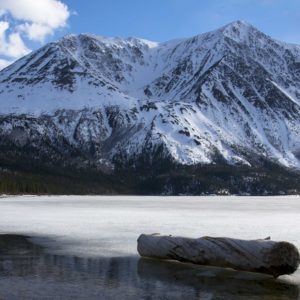 kathleen lake, winter, kluane, haines junction